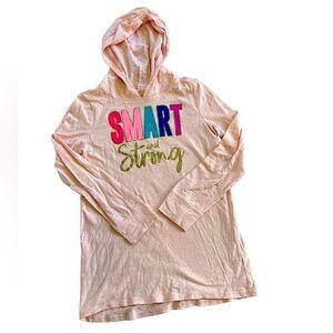 🌴 OshKosh Smart and Strong Hooded Tee Size 14